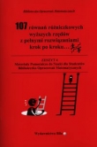 107 równań różniczkowych wyższych rzędów