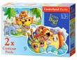 2x1 Contour Puzzle 9 i 15 Noah's Ark