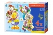 4x1 Puzzle konturowe 4-5-6-7