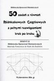 50 zadań z równań różniczkowych cząstkowych