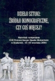 Dzieło sztuki Źródło ikonograficzne, czy coś więcej?