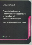 Przeniesienie praw i obowiązków wspólników w handlowych spółkach osobowych