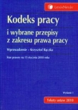 Kodeks pracy i wybrane przepisy z zakresu prawa pracy