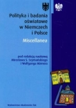 Polityka i badania oświatowe w Niemczech i Polsce