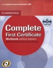 COMPLETE first certificate Workbook