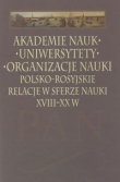 Akademie nauk uniwersytety organizacje nauki