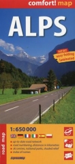 Alps road map 1:650 000
