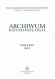 Archiwum kryminologii tom XXXV