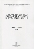 Archiwum kryminologii Tom XXXVIII 2016