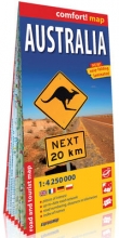 Australia comfort! map laminowana mapa samochodowo - turystyczna