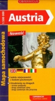 Austria mapa samochodowa
