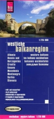 Bałkany Zachodnie mapa 1:725 000
