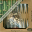 Bambusowe mini gry Backgammon