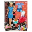 Barbie Fashionistas lalka z ubrankami 43