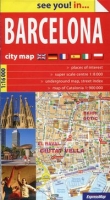 Barcelona city map 1:16 000