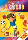 Barwy sportu kolorowanka z naklejkami