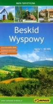 Beskid Wyspowy- mapa turystyczna