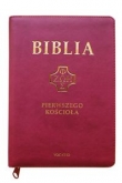 Biblia Pierwszego Kościoła purpurowa ze złoceniem