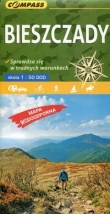 Bieszczady mapa syntetyczna 1:50 000
