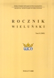 WIELUŃ  ROCZNIK WIELUŃSKI 8