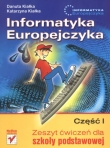 Informatyka Europejczyka Część 1 Zeszyt ćwiczeń dla szkoły podstawowej