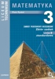 Matematyka 3 Zbiór zadań Linia 2 standardowa