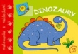 Dinozaury - malowanka z naklejkami