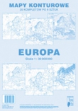 Europa 1:30 000 000 - Mapy konturowe