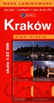 Kraków. Plan miasta w skali 1:22 500