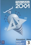Matematyka 2001 3 Zeszyt ćwiczeń część 1