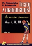 Testy z matematyki dla uczniów gimnazjum