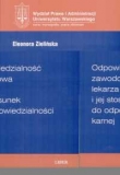 Odpowiedzialność zawodowa lekarza i jej stosunek do odpowiedzialności karnej