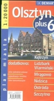 Olsztyn plus 6.  Plan miasta 1:20 000