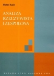 Analiza rzeczywista i zespolona