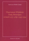 Departament Wojskowy Rady Nieustającej w latach 1775 - 1789 i 1793 - 1794