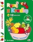 Rysuj z kredką 8 Owoce i warzywa, 12 naklejek