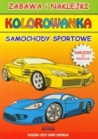 Kolorowanka samochody sportowe + naklejki