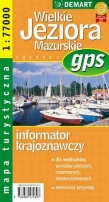 Wielkie Jeziora Mazurskie - mapa turystyczna gps