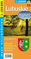 Lubuskie region - mapa województwa