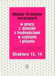 Metoda 18 struktur wyrazowych. Zeszyt ćwiczeń 13, 14