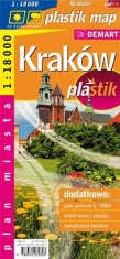 Kraków plastik - plan miasta laminowany