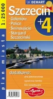 Szczecin +4 plan miasta 1:25 000