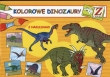 Zabawa i nauka. Kolorowe dinozaury z naklejkami