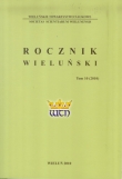 WIELUŃ  ROCZNIK WIELUŃSKI 10