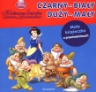 Czarny-biały duży-mały Królewna Śnieżka i siedmiu krasnoludków