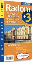 Plan miasta. Radom 1:18 000. Plus3