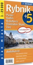 Plan miasta. Rybnik 1:25 000. Plus5
