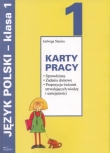 Język polski. Klasa 1, szkoła podstawowa. Karty pracy