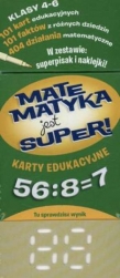 Matematyka jest super. Klasy 4-6, szkoła podstawowa. Dzielenie. Karty edukacyjne