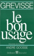 Bon usage 13e edition